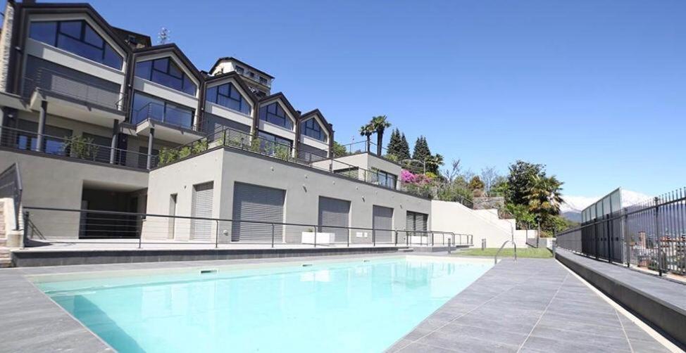 Baia Blu - Luxury Apartments With Pool Cremia Exterior foto